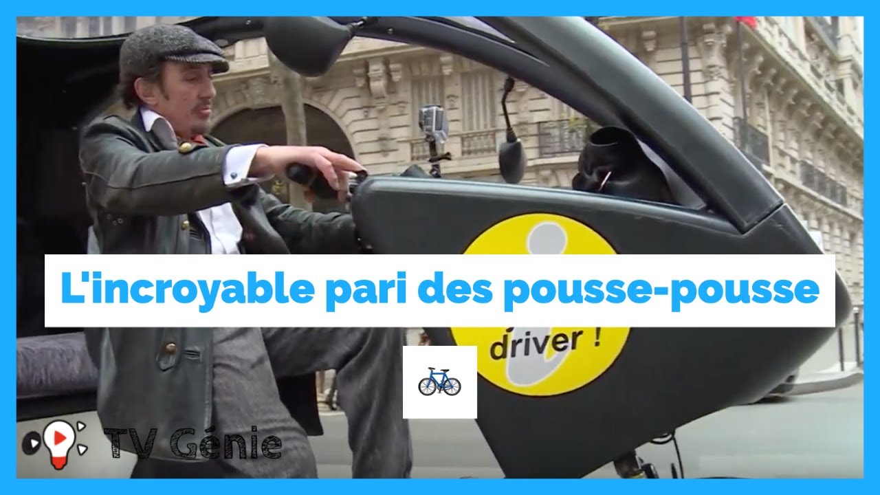 L'incroyable pari des pousse-pousse 🚲