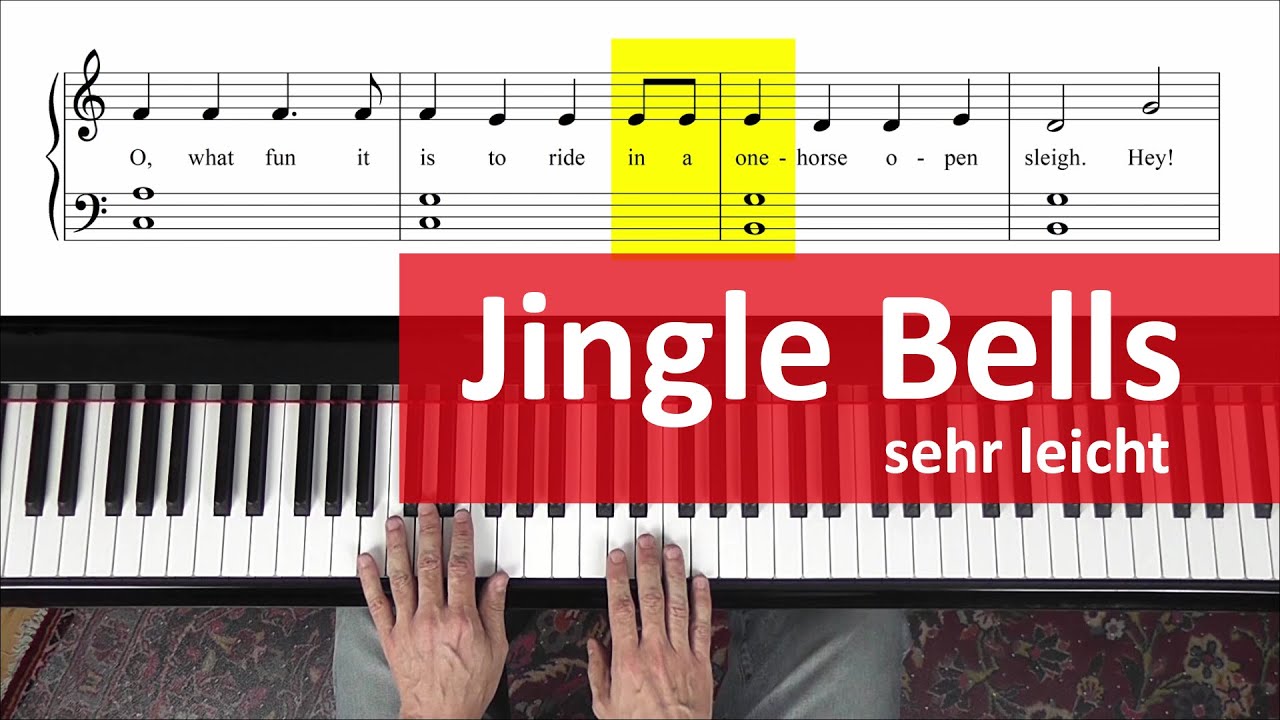Wie du Jingle Bells am Klavier lernst – sehr leicht: „easy Piano“ Tutorial