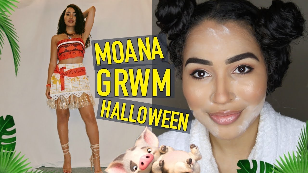 Урок по созданию костюма и макияжа Моаны на Хэллоуин в последнюю минуту | CURVED | Лана Саммер