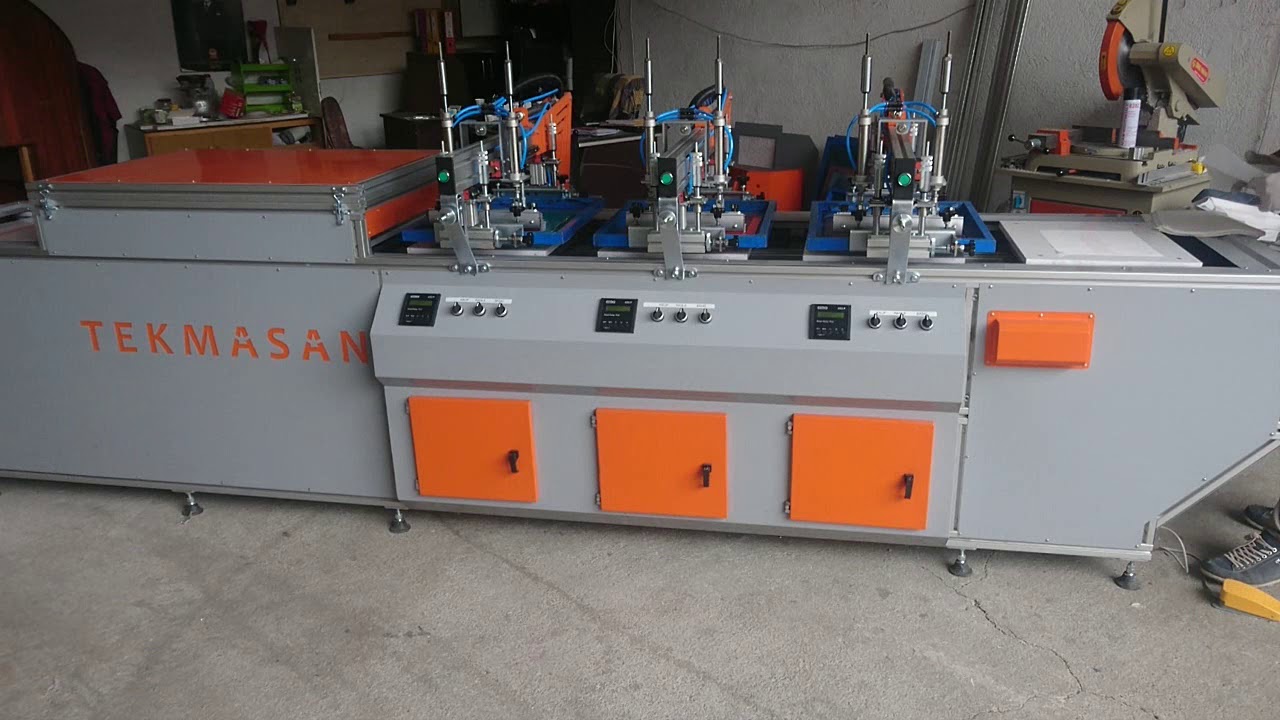 TKM - 009 Paletli Serigrafi Baskı Makinası | TEKMASAN