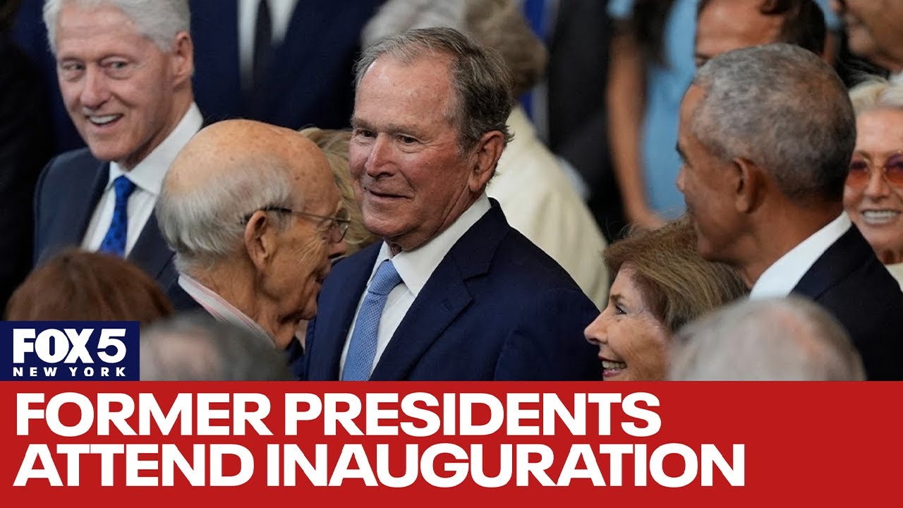 Inauguration audience welcomes former presidents
