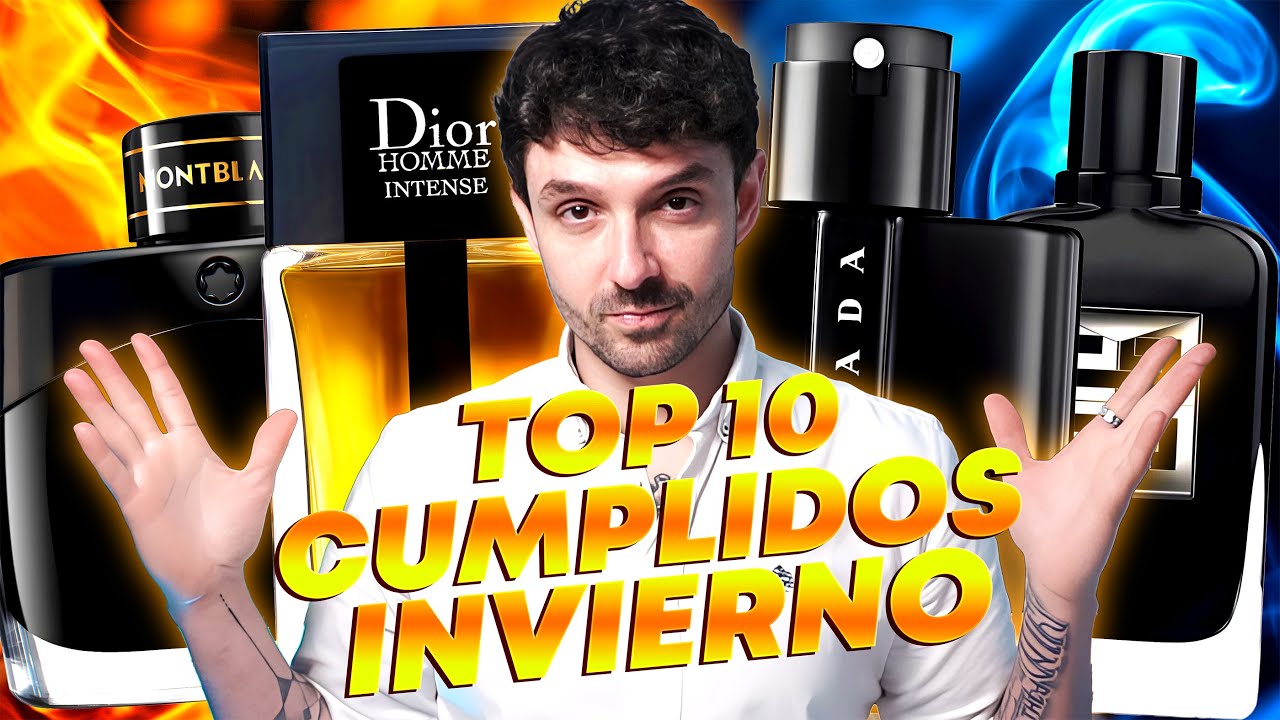 TOP 10 FRAGANCIAS CUMPLIDOS INVIERNO Hombre En 2025
