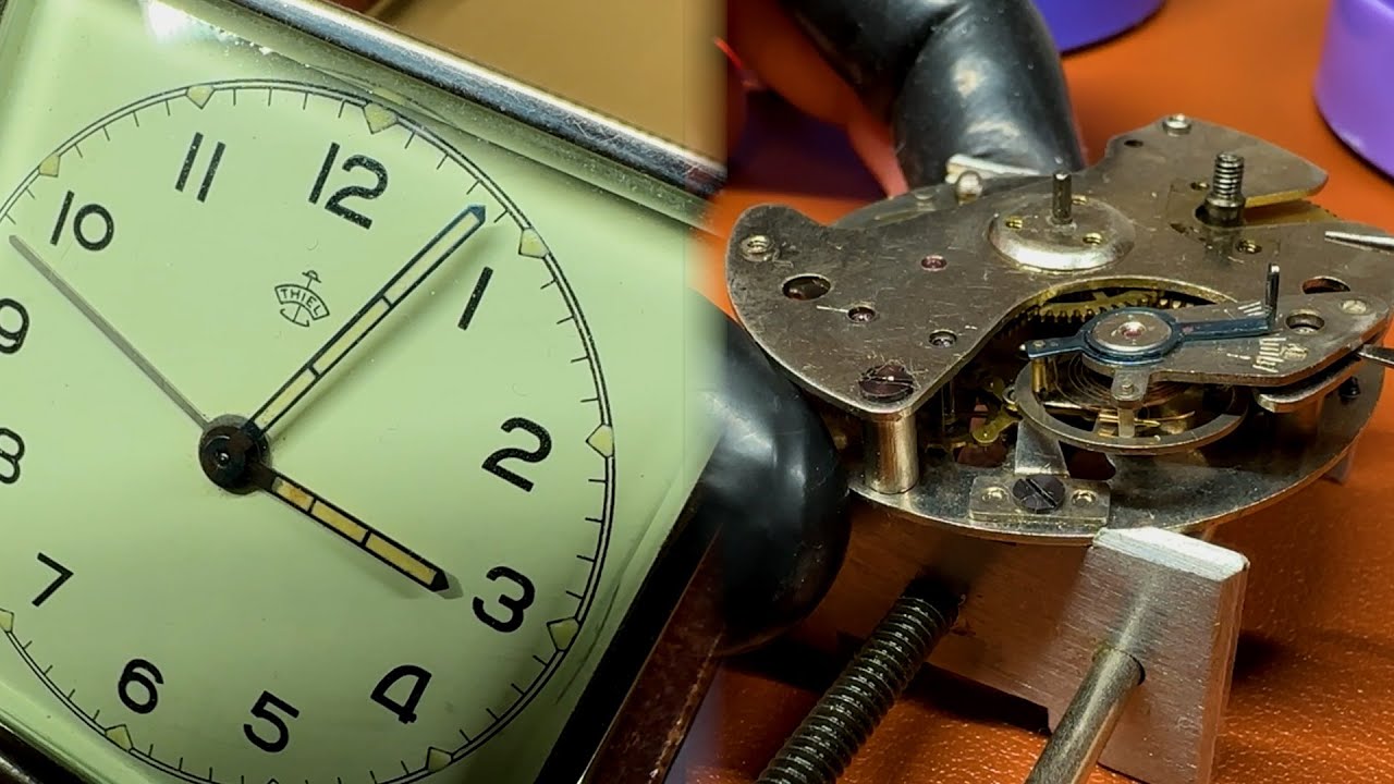 Vintage 1953 Thiel Travel Watch Repair/Service Part 1 | ASMR