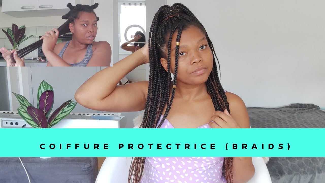 Ma meilleur coiffure protectrice cheveux crepus (braids) 😍😍
