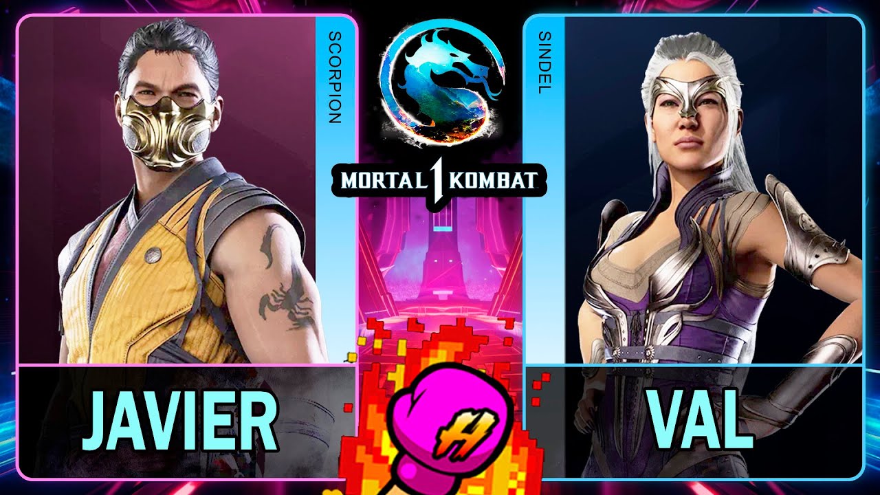 MK1 Javier (SCORPION) VS Val (SINDEL)🥊Mortal Kombat 1🥊4K 60ᶠᵖˢ