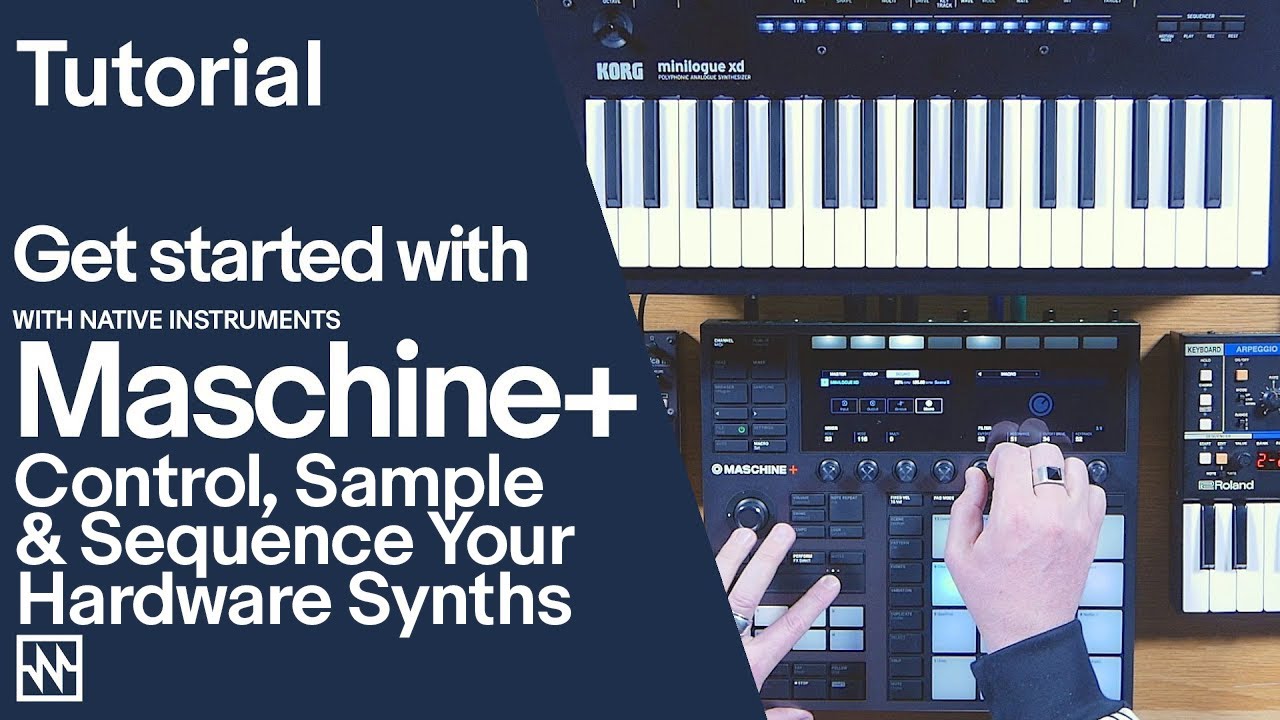 Начало работы с Maschine+: управление, сэмплирование и секвенсирование ваших аппаратных синтезаторов