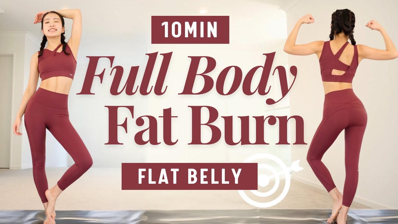 10min Full Body FAT BURN Pilates | 🎯 Head to Toes | Beginners friendly & No equipment