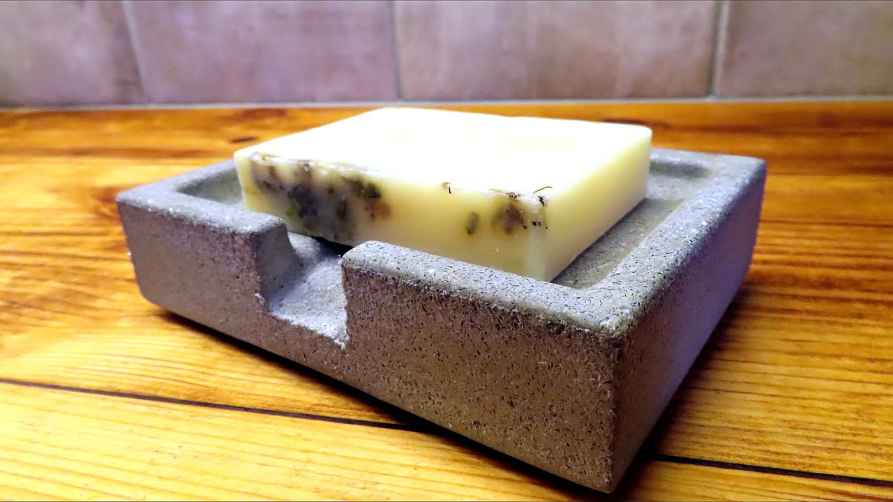 DIY Betonseifenschale Form aus dem 3D Drucker - DIY concrete soap dish shape from the 3D printer