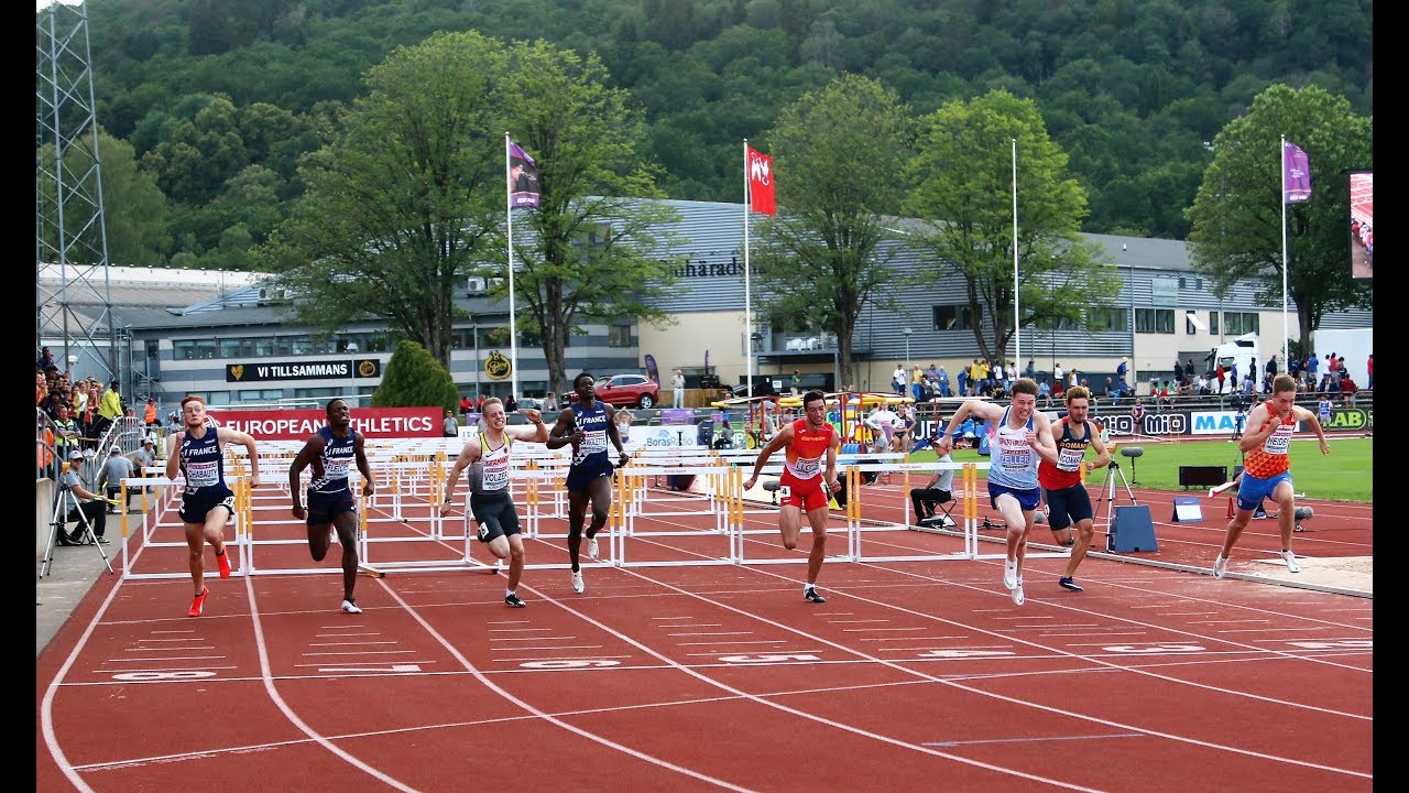 110mH Men, Final, European U20 Championships, Borås SWE. 2019