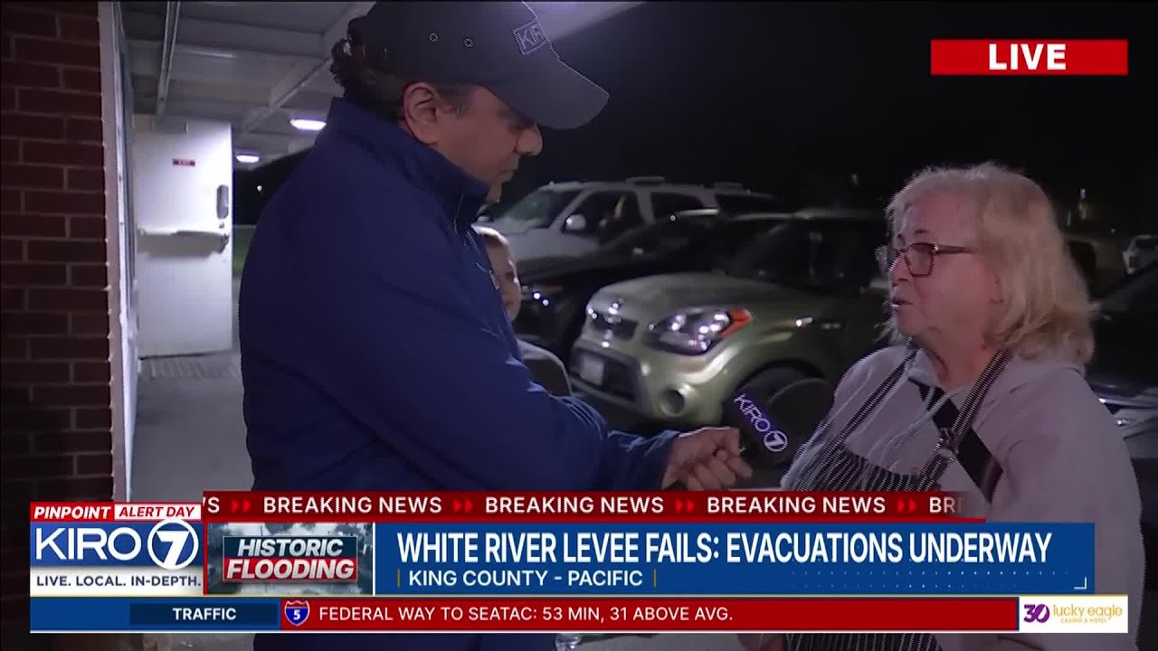 Evacuations ordered in Pacific as White River levee fails