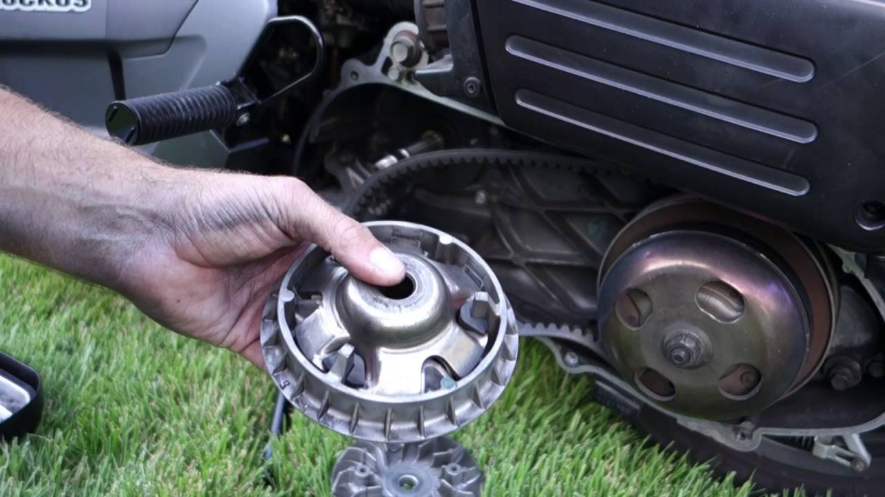 Honda Big Ruckus PS250 Variator service Roller or Slider Installation