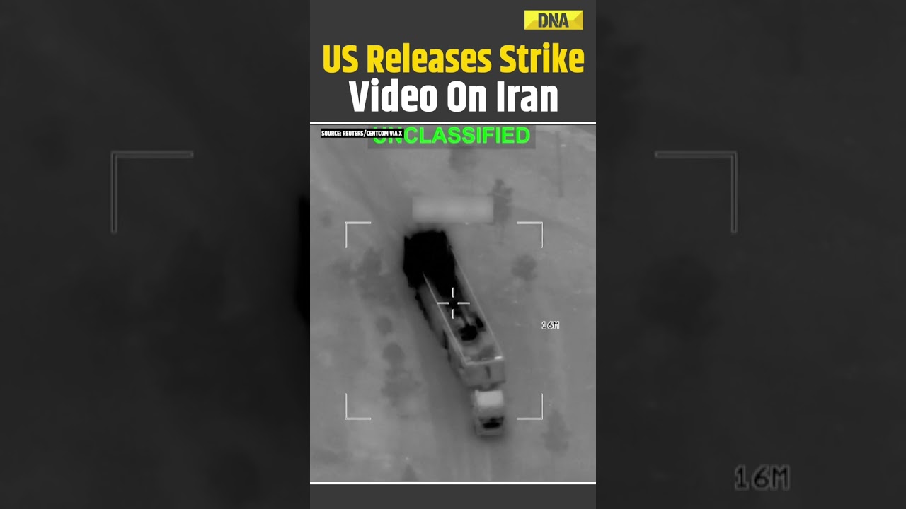 Israel Iran War: US Releases Strike Video On Iran | Dramatic Footage Of Military Action | Iran War