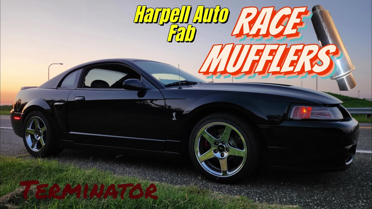 Terminator Cobra is BACK!!! New Harpell Auto Fab Race Mufflers!