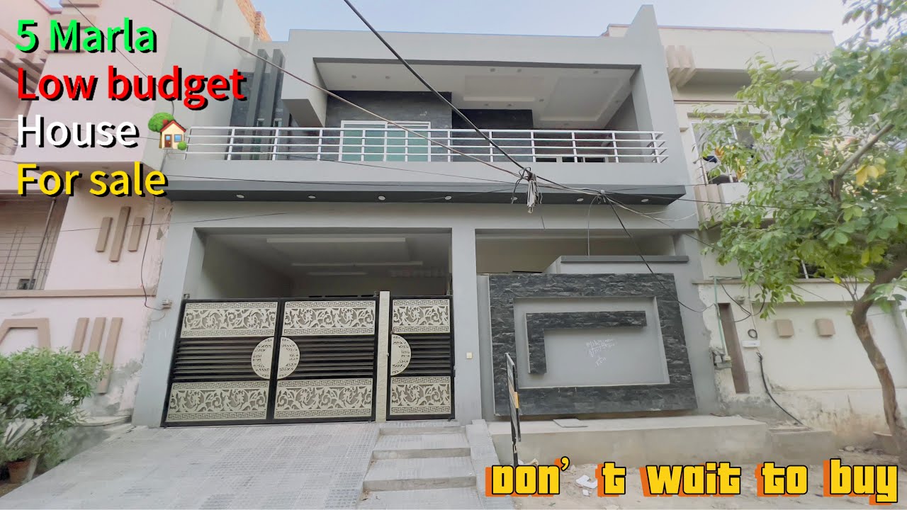 5 marla low budget house for sale in Eden garden faisalabad.