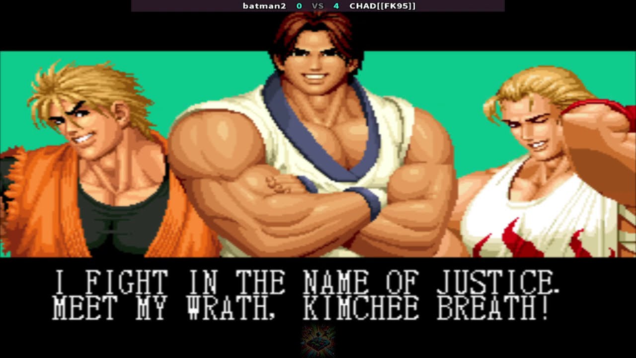 KOF'95  batman2 (BR) vs CHAD[[FK95]] (BR) || Play Date 2 Feb 26