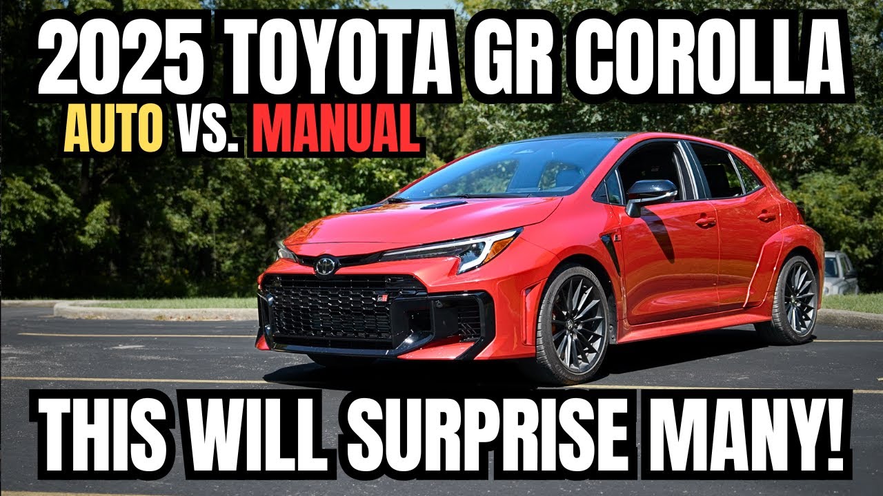 Toyota GR Corolla 2025 года с автоматической или механической коробкой передач | Это удивит многих!