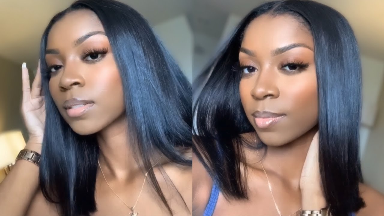 CURLY TO STRAIGHT HAIR ROUTINE 2019 | (Dyeing, Blow Drying, Straightening) Damaged Natural Hair!