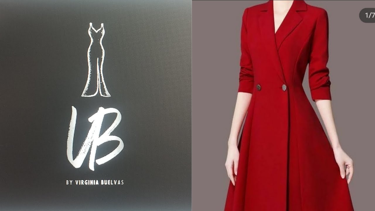 como hacer un con solapa y falfa ampliada/how to draft a wrap elegant dress