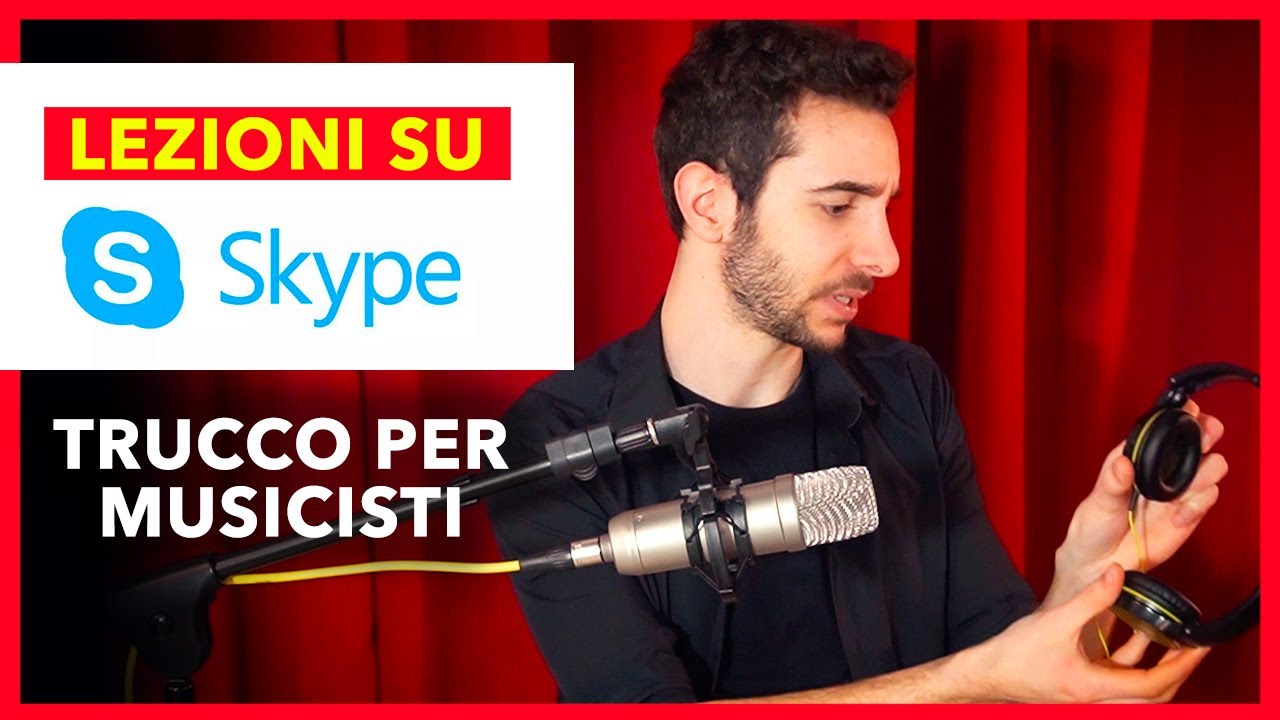 Come fare LEZIONI DI MUSICA SU SKYPE: 1 Trucco + Impostazioni migliori (chitarra, batteria, canto...