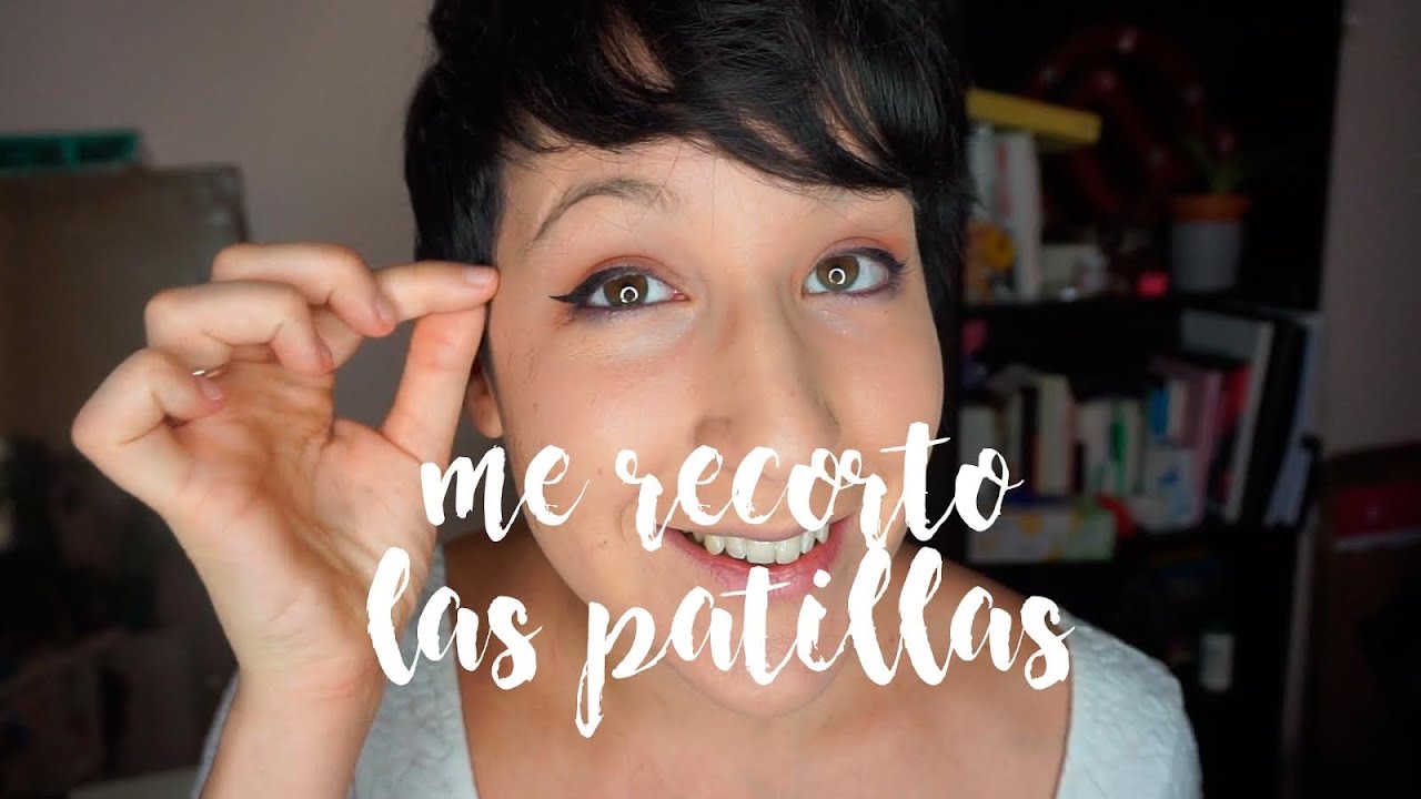 Me recorto las patillas / How yo cut your sideburns hair - CORTE PIXIE