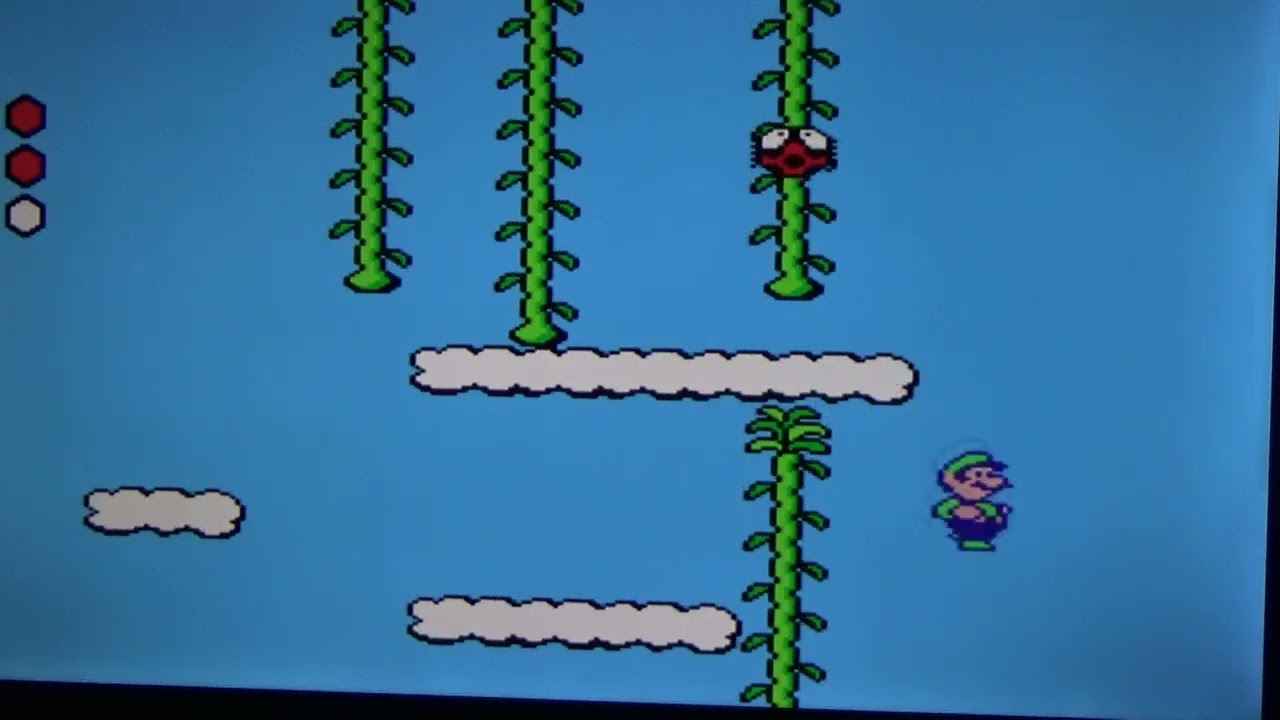 Retro gamestick Super Mario bros.2 & Super Smash TV gameplay
