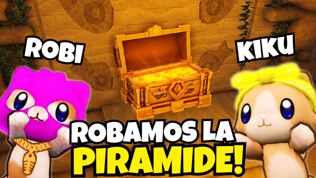 ROBAMOS la PIRAMIDE y NOS VOLVEMOS MILLONARIOS en ROBLOX Mascotas VS Polic&iacute;as