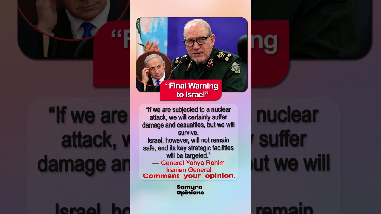 Iran's Latest Warning Explained | Middle East Update #trendingnow