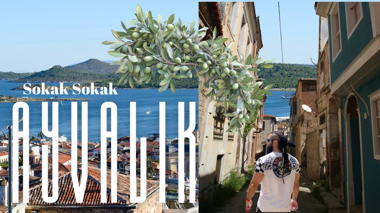 AYVALIK CUNDA ADASINI SOKAK SOKAK GEZİYORUZ 