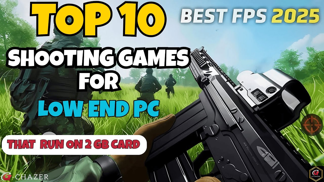 Best 10 Shooting Games for Low-End PC | Play Smooth on 2GB Card