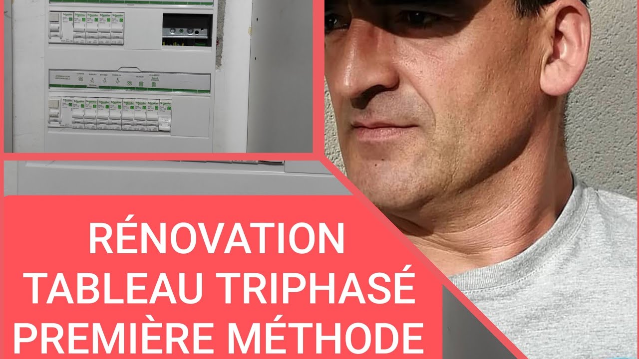 REFAIRE UN TABLEAU ÉLECTRIQUE EN TRIPHASÉ