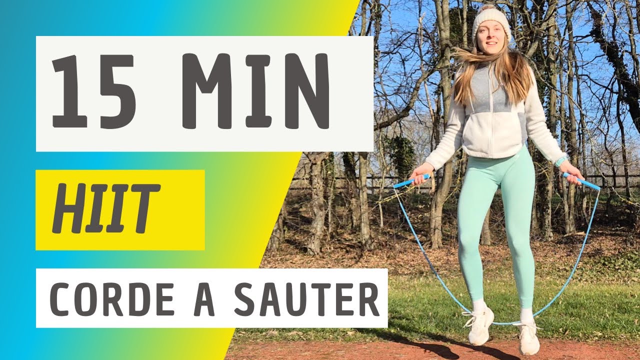 15min HIIT CORDE A SAUTER + Renforcement musculaire | Débutant