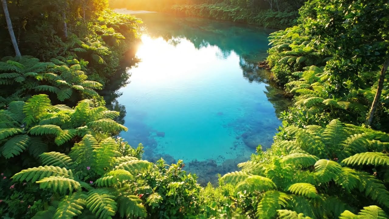 Nature Healing Music 🌿 Aura Cleanse, Positive Energy & Water Sounds  Start February Fresh