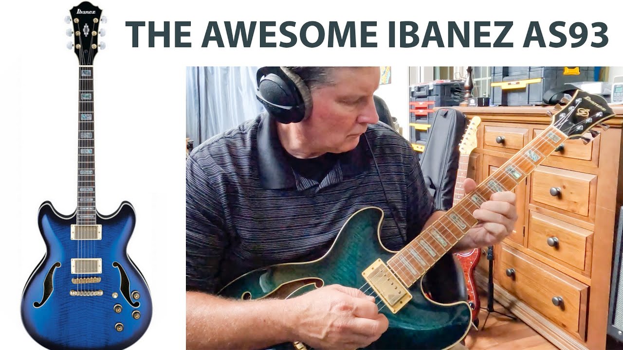 Ibanez AS93 — превосходная высококлассная и доступная полуакустическая электрогитара!