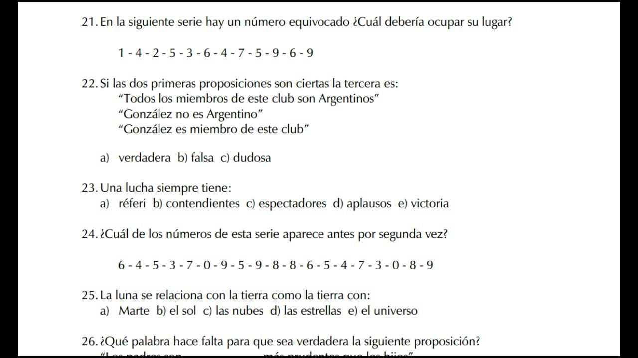 OTIS SENCILLO Prueba psicometrica respuestas reveladas