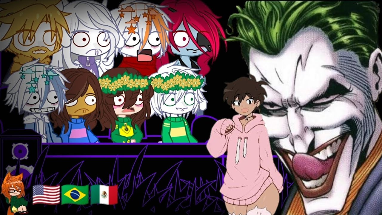 (🇲🇽🇺🇸🇧🇷) Undertale react to Joker explaining memes Prt_2.