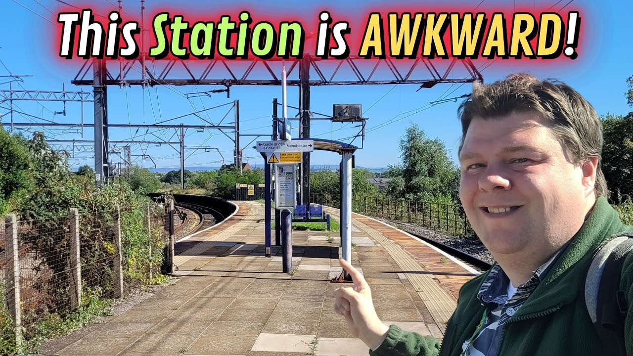 AWKWARD station in Manchester!: Visiting EVERY STATION on the Glossop Line