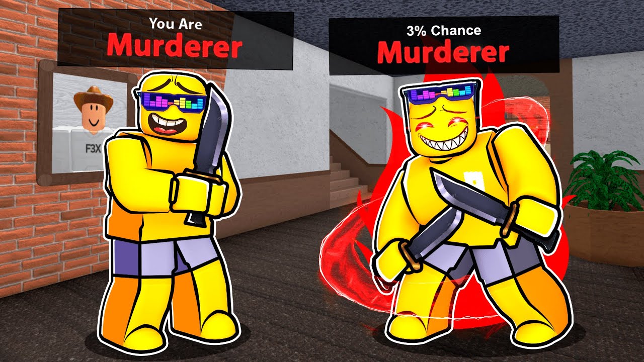 3% CHANCE MURDERER Back to Back In Murder Mystery