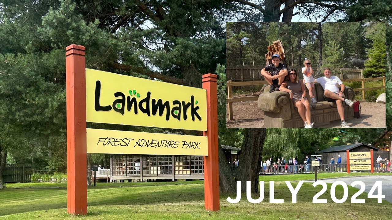 Day out at Landmark Forest Adventure Park, Inverness-shire , Scotland, July 2024