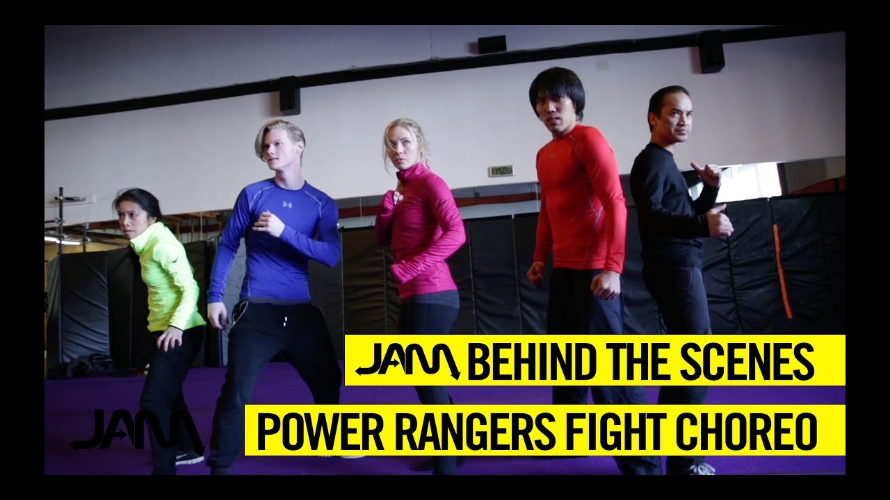 JAM BEHIND THE SCENES - POWER RANGERS FIGHT CHOREOGRAPHY TEST