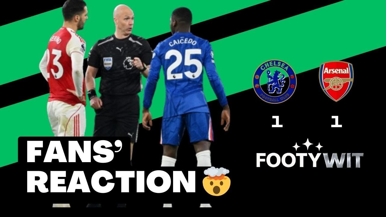 🍿HEATED PANEL DEBATE 🔥 Referee Chaos at Stamford Bridge! Caicedo Red Card Deserved.