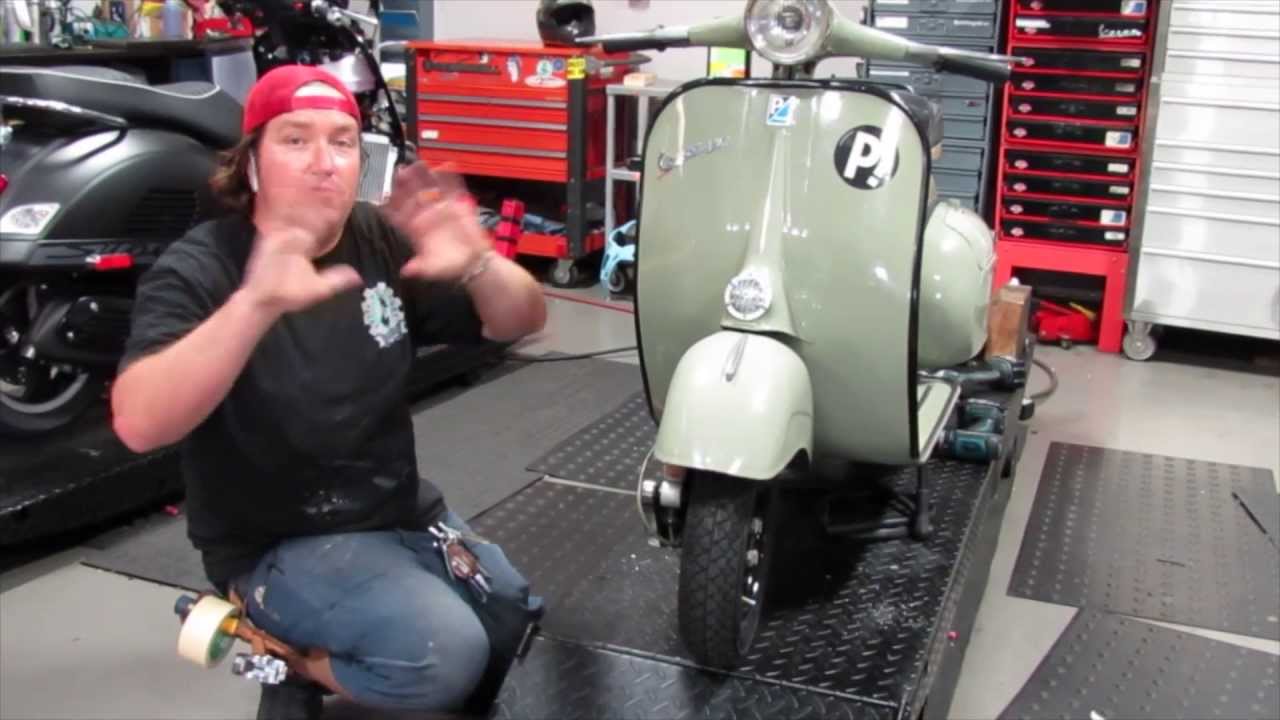 Installing Clip-On Legshield Trim on a Vintage Vespa