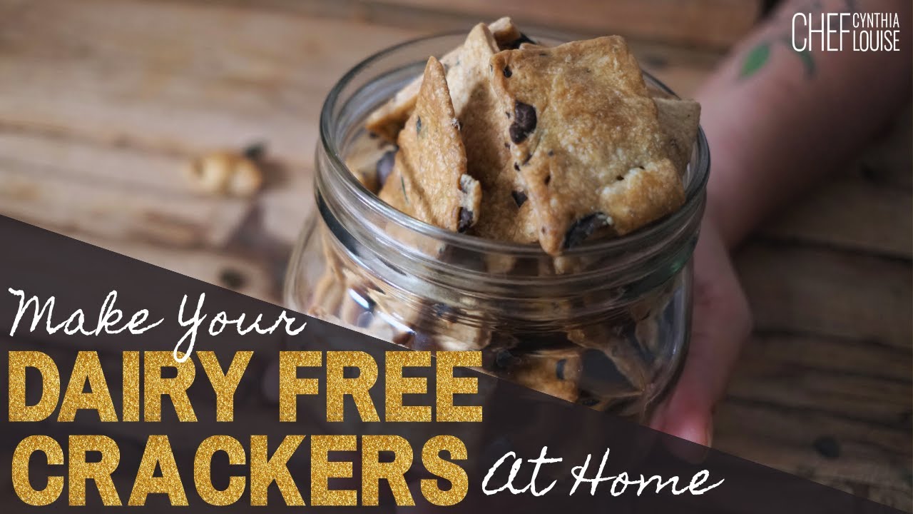 Homemade Easy, Dairy-Free And Vegan Crackers At Home #crackers #biscuit #biscuits #biscuitrecipes