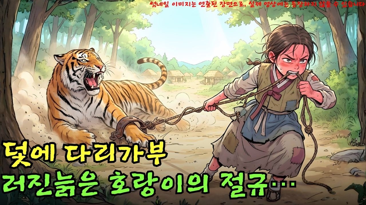 👉 덫에 다리가 부러진 늙은 호랑이의 절규… 고아 소녀는 마을의 반대를 무릅쓰고 구해준다  10년 후,...| 야담 |옛날이야기 |민담 |전설 | 설화