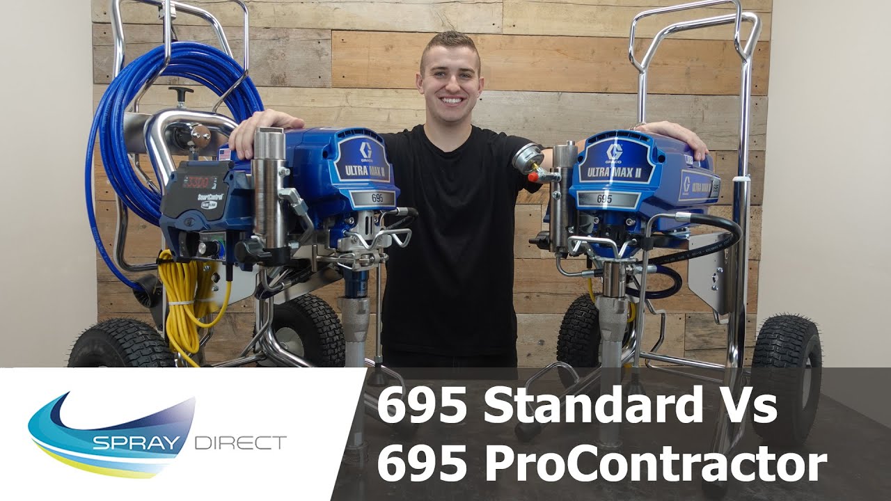 Сравнение и обзор Graco 695 Standard и Graco 695 ProContractor