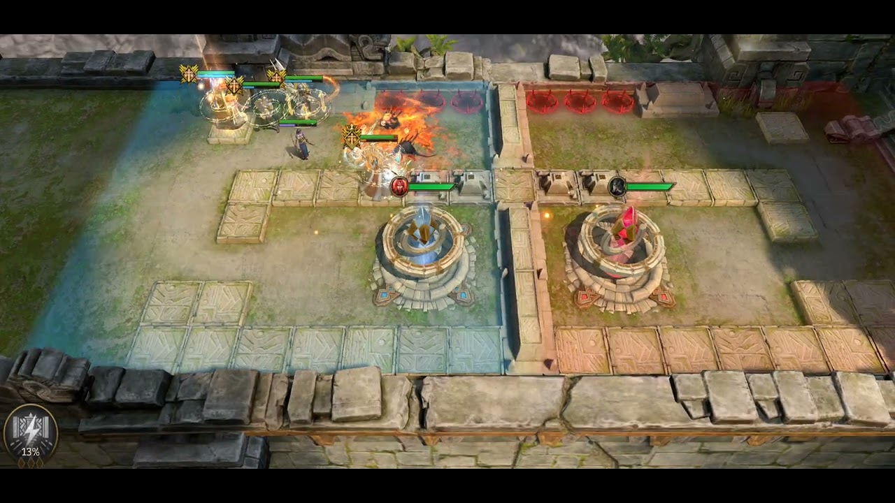WOR:ARENA AOE INGRID PRAETUS TEAM... WITH PRETTY BAD GEAR🔥 #watcherofrealm @WatcherofRealmsOfficial
