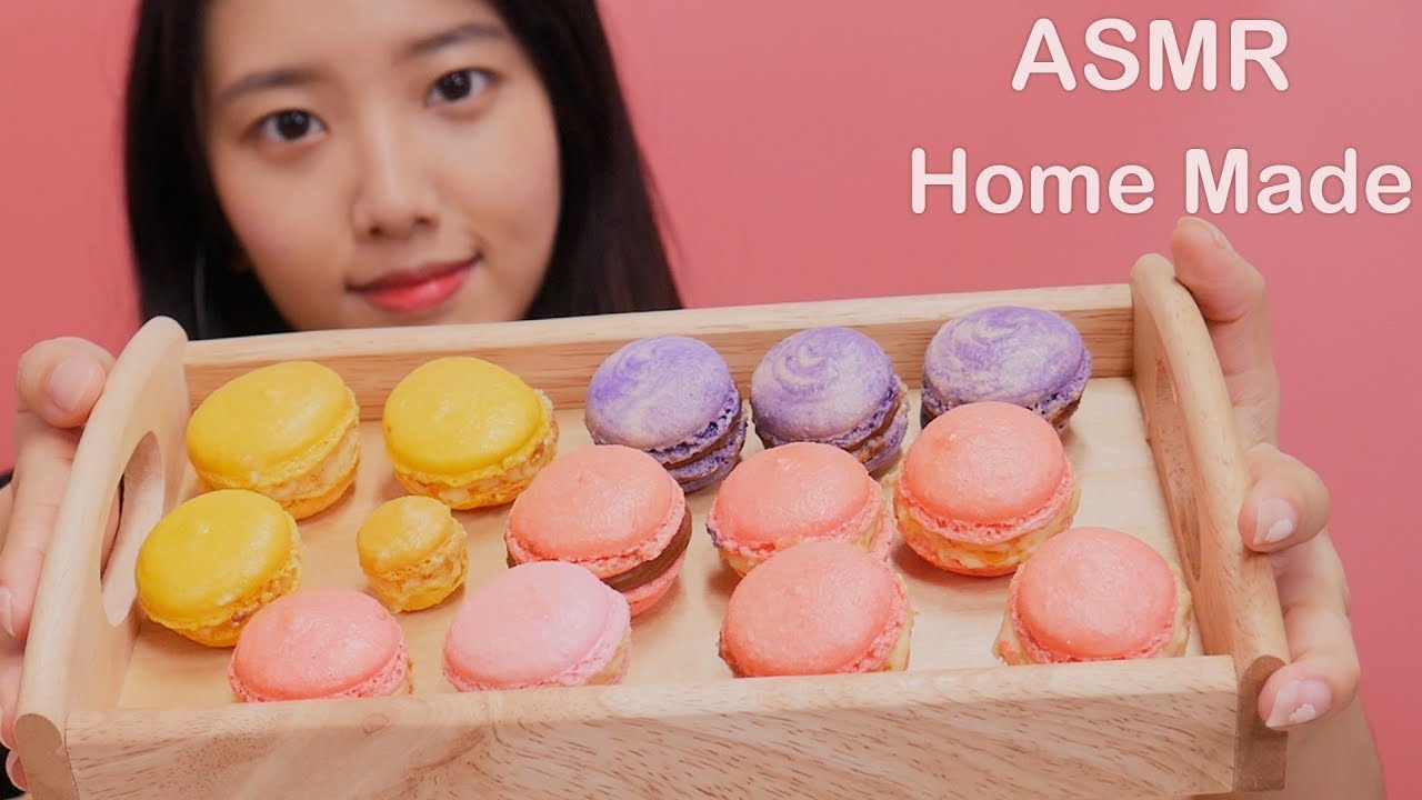 Самодельные звуки Macaroon [ASMR]