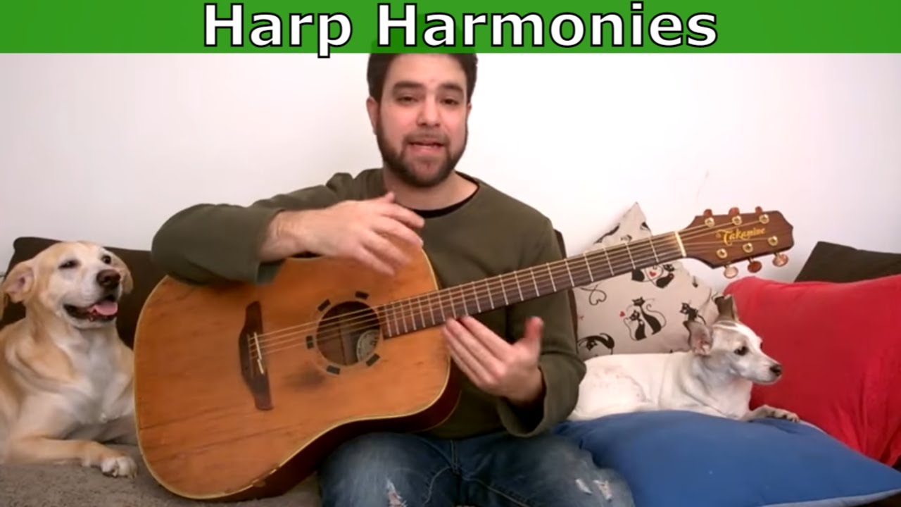 How to Play Harp Harmonics From A to Z (Cascading Waterfall Effect) - Guitar Lesson Tutorial w/ TAB