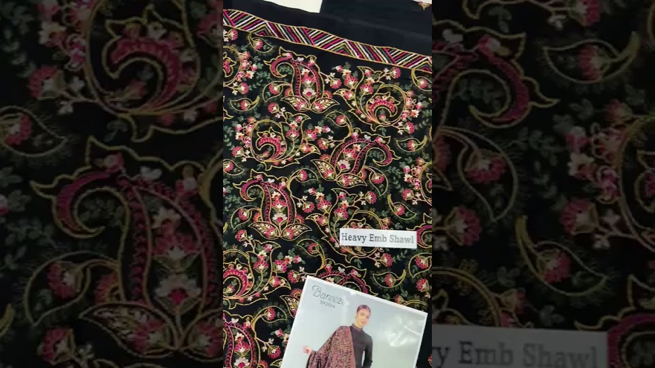 Bareeze Dhanak Heavy Shawl | Hasnain Shop | WhatsApp in description