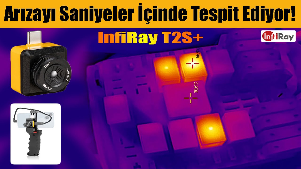 Arızayı Anında Tespit Ediyor! InfiRay T2S Plus Termal Kamera #işbirliği
