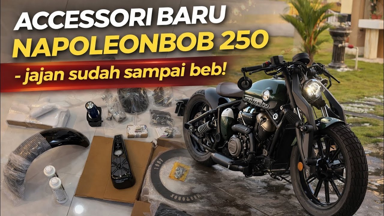 EP1 : “BENDA NAPOLEONBOB 250 TERUS BERUBAH! 🔥 Semua Jajan Dah Sampai!” #quarterliterchannel 